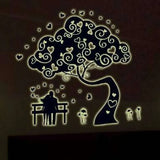 Meira ABQ9610 ROMANTIC TREE wall sticker wall sticker wall sticker
