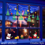 Wall stickers Christmas Christmas tree Santa Claus stylish stickers