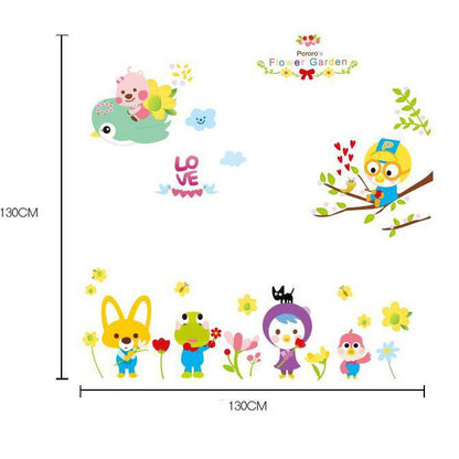 XL8093 wall stickers cartoon children's room decoration living room bedroom wall stickers kindergarten classroom decoration decorative wall sticker