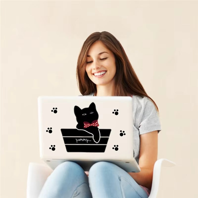 Lovely Playing Cats Animals Wall Stickers Kids Room Decoration Home Kitten Printing Mural Art Cartoon Diy Decal  Ld843  Size: 60x33