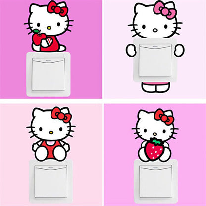 HELLO KITTY LIGHT SWITCH DECAL