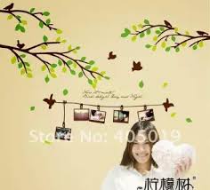 AY830 Photo Frame Tree Wall Stickers Home Decor Quotes English DIY Quality SGS Removable PVC Mixable