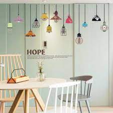 Sk9144 Colorful Light Lamp Wall Sticker
