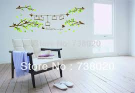 AY830 Photo Frame Tree Wall Stickers Home Decor Quotes English DIY Quality SGS Removable PVC Mixable