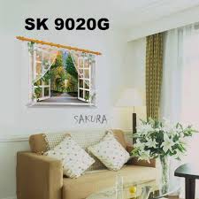 Sk9020G Screen Window Scenery Window Landscape Wall Sticker