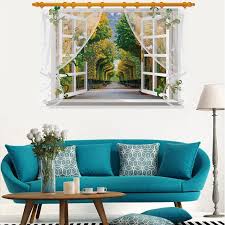 Sk9020G Screen Window Scenery Window Landscape Wall Sticker