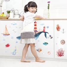 Wall stickers underwater world whale bedroom living room wall stickers HM92020