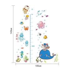 HM92014 Toddmomy Art Sticker Baby Percentile Chart Growth Chart Wall Decal Wall Sticker