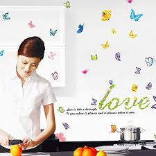 Ay6041 yl Wall Art Stickers Large DIY Wall Paper Mirror Poster Tattoos Quotes