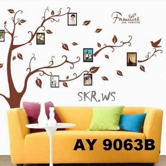 Family Photo Tree Wall Sticker (AY9063B)