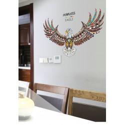 New Style Eagle Decoration Mural Cool Library Office Restaurant Wall Stickers [SK9154]