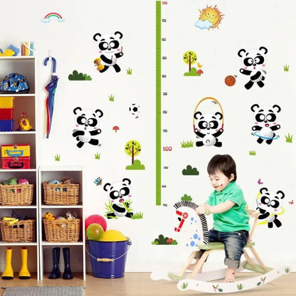 Sk9048 Cute Panda Wall Sticker