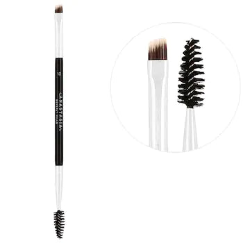 DUAL-ENDED EYEBROW BRUSH