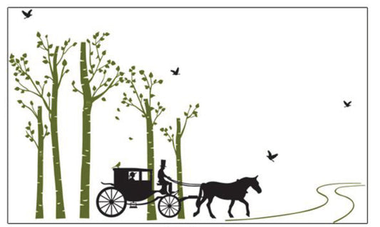 Wall Sticker AY- 815 Syga Horse Riding Natural Wall Stickers