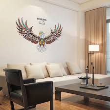 New Style Eagle Decoration Mural Cool Library Office Restaurant Wall Stickers [SK9154]