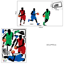 Wall Sticker Home Decoration Wall Sticker Sports Basketball Slam Dunk AY9193