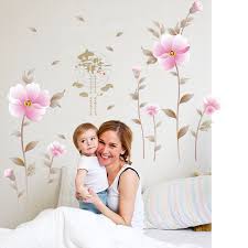 Sk9026 Auspicious and Romantic Flowers Sticker
