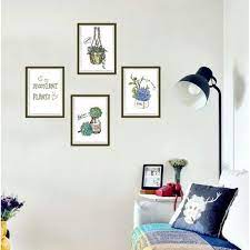 HM71005n WALLSTICKER PLANTS AND FRAME
