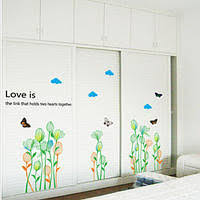 wall sticker Lotus Watercolor AY7239
