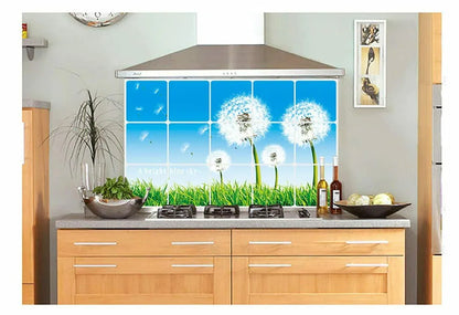 JAAMSO ROYALS Natural Tree Design Removable Oil Proof Heat Resistant Kitchen Wall Sticker ( 75 cm x 45 cm )