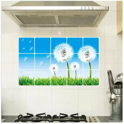 JAAMSO ROYALS Natural Tree Design Removable Oil Proof Heat Resistant Kitchen Wall Sticker ( 75 cm x 45 cm ) Kitchen