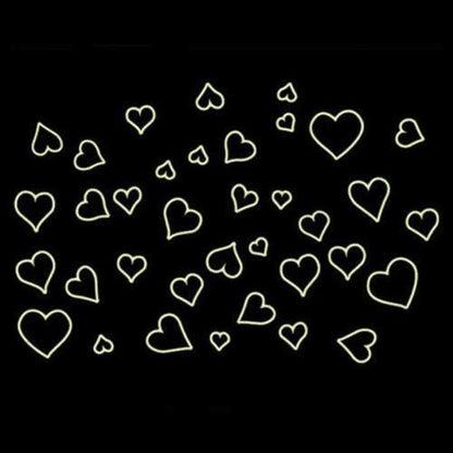 Lichtakkumulativer Aufkleber &quot;Hearts&quot;