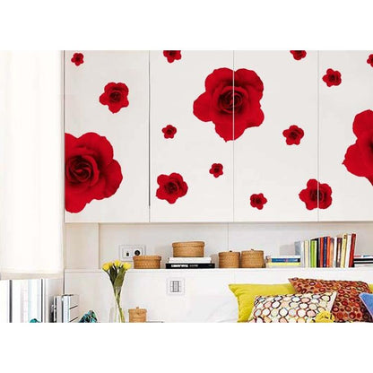 Rose red Rose Wall Sticker DM570112