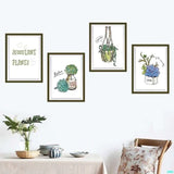 HM71005n WALLSTICKER PLANTS AND FRAME