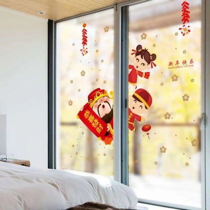 SK9251 Chinese New Year 60X90 WALSTIKER WALLSTICKER