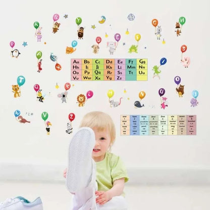 WALL STIKER 60X90 SK9297 BIG SMALL ALPABET WALSTIKER WALLSTICKER
