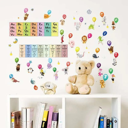 WALL STIKER 60X90 SK9297 BIG SMALL ALPABET WALSTIKER WALLSTICKER