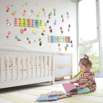 WALL STIKER 60X90 SK9297 BIG SMALL ALPABET WALSTIKER WALLSTICKER