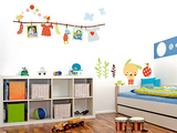 Loxin Creative Removable Wall Stickers, Background Stickers, Fashionable Combination Wall Stickers, Tree Stickers, Tile Stickers, Clothes Racks, Photo Frames size 45x60 ay6016