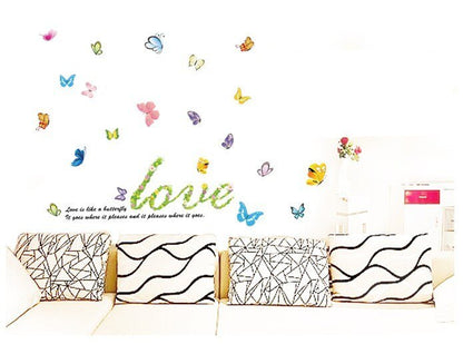 Ay6041 yl Wall Art Stickers Large DIY Wall Paper Mirror Poster Tattoos Quotes