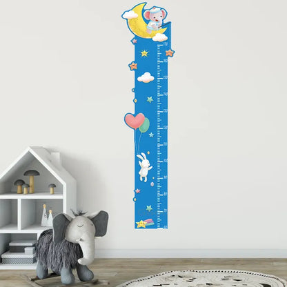 Height Chart Wall Sticker Wall Hanging Measuring Growth Chart Wall Sticker for Boys Girls, Educational Wall