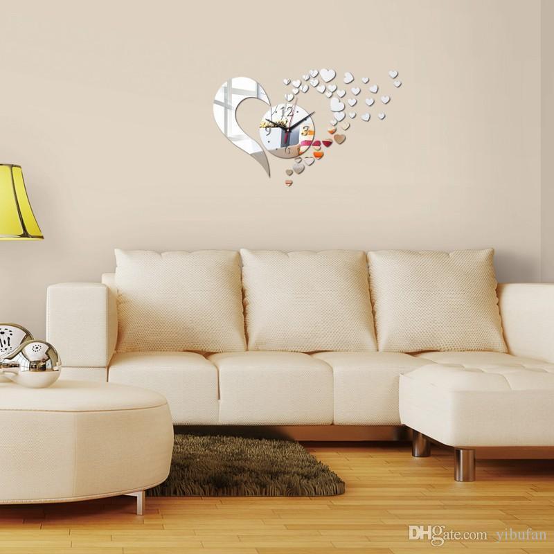 3D Wall Clock Home Quartz