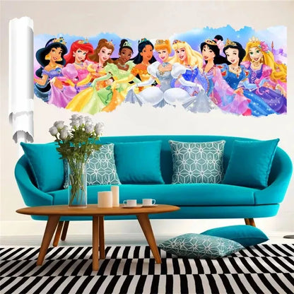 Girl kids Rooms Décor Cartoon Decals pvc Wall Sticker