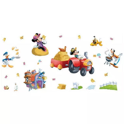 Mickey Minnie Mouse kid Nursery Room Home Decor Wall Stickers Cartoon Farm DM570196