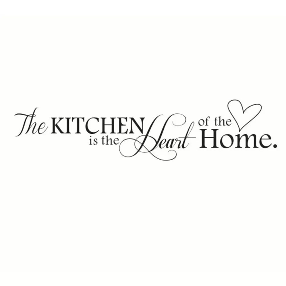 1pc Art Words Wall Sticker Family Decal Home Decoration Bedroom Removable ViY-sl