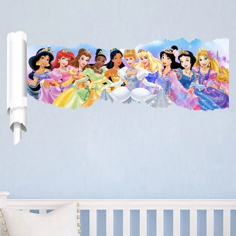 Girl kids Rooms Décor Cartoon Decals pvc Wall Sticker