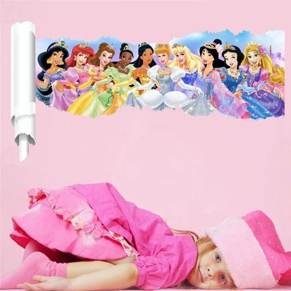 Girl kids Rooms Décor Cartoon Decals pvc Wall Sticker