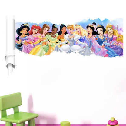 Girl kids Rooms Décor Cartoon Decals pvc Wall Sticker