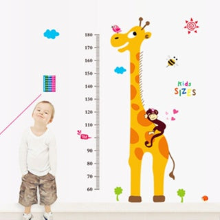 Giraffe Height Measuring Wall Sticker AY9092