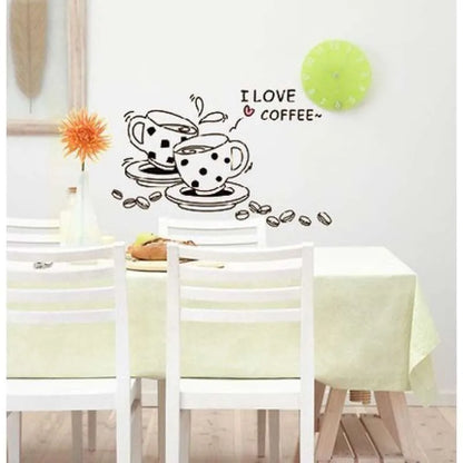 I Love Coffee Wall Stickers JM8268 Wall Sticker Wallpaper