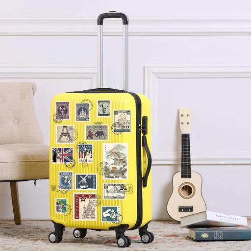 SK9169 Travel The World Famous City Home Decorative Removable Wall Decal DIY Travel Stamps Stickers