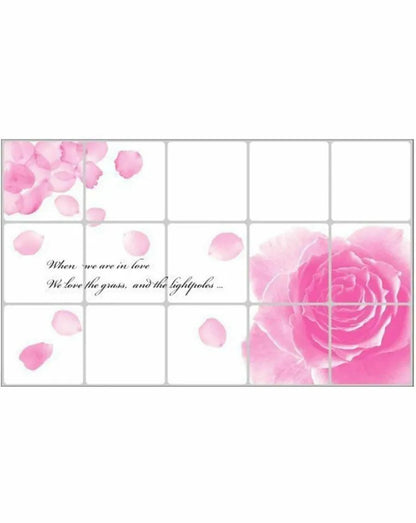 Floral and Botanical Vinyl Self-Adhesive Kitchen Sticker (60 x 90 cm)