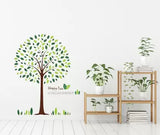 Jm8212 Large Tree Wall Decals Wall Stickers Happy tree Cute wall sticker ,